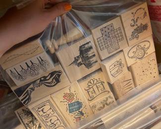Assortment of Rubber Stamps