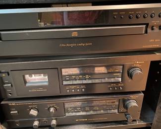 Denon 5 Disc Automatic Loading System CD Changer – DCM-290,  Nakamichi Cassette Deck – CR-1A, Nakamichi Stereo Receiver – TA-2A 