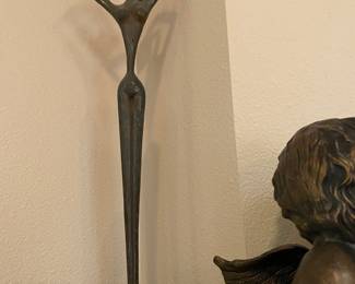 Frederick Weinberg Style Metal Sculpture of Amphitrite