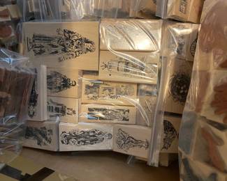 Assortment of Rubber Stamps