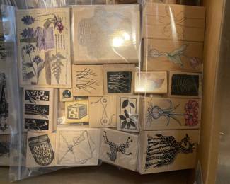 Assortment of Rubber Stamps