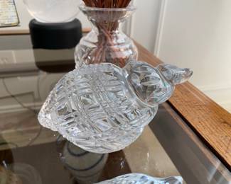 Waterford Crystal Conch Seashell Figurine