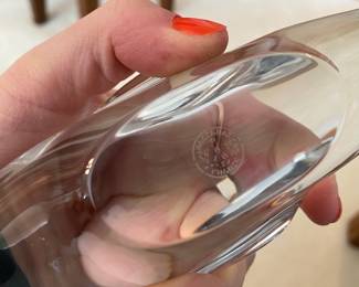 Baccarat Crystal Whale Figurine