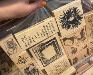 Assortment of Rubber Stamps