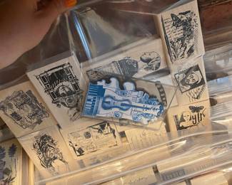 Assortment of Rubber Stamps