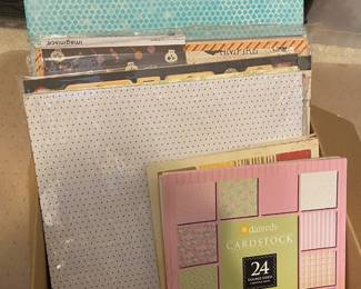 Assortment of Scrapbook Paper