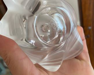 Lalique Swirl Perfume Bottle - Made in France