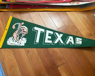 1950's Souvenir Texas Felt Pennant