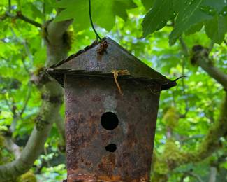 Rustic Hanging Bird House