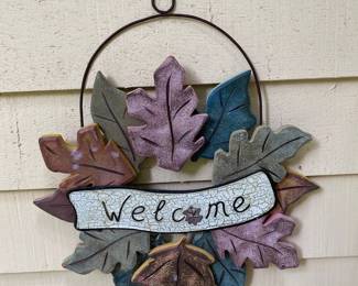 Fall Themed Welcome Sign