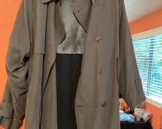London Fog Brown Trench Coat - Size 42