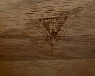 Sumter Cabinet Co. Dresser and Matching Mirror