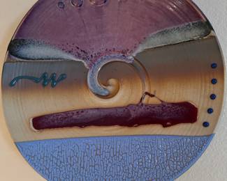 Handcrafted Ceramic Plate by Mathew Patton
