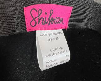 Shihreen Black Women's Bowler Hat