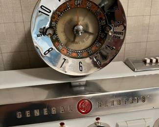 Mid Century Chrome Clock/Timer