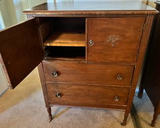 Circa 1930's Tall Boy Chest of Drawers