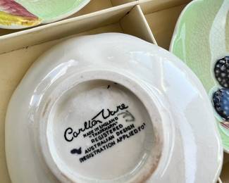 Set of 4 Carlton Ware 'Blackberry' Mini Jam Dishes