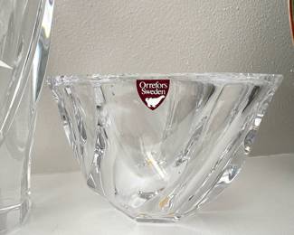Orrefors Sweden Crystal Bowl