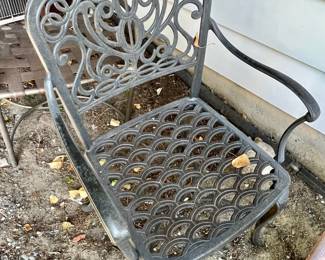 Tuscany Style Wrought Iron Patio Chair