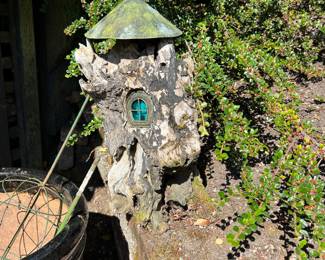 Wood Fairy Home Garden Decor