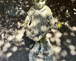 Concrete State of Girl Doing a Curtsy