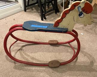 1950’s Rocking Spring Bouncy Horse