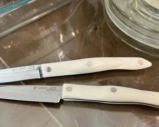 Cutco Model 1720 White Paring Knife, Cutco Model 2120 White Paring Knife