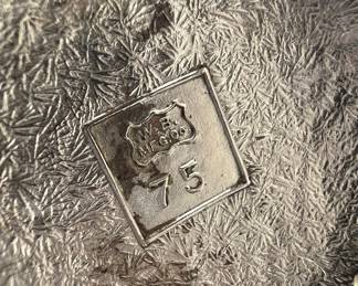 Swirl Pattern Silver Plate Salt & Peper Shaker