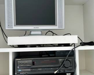 Samsung LCD Flat-Panel TV, Technics Stereo Receiver - SA-EX110, Teac 5 Disc CD Changer - PD-D2500