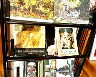 Assorted coffee table books