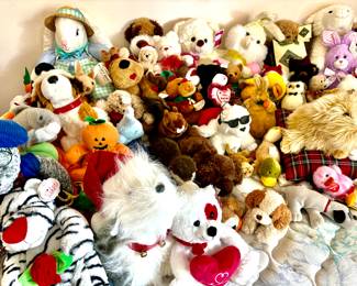 Loads of stuffed animals