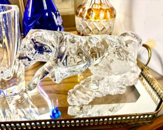 Large Lennox crystal tiger