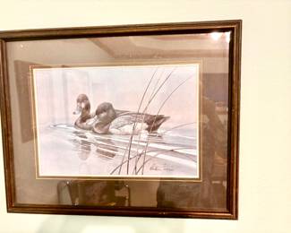 Signed wildlife prints