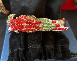 Dramatic large animal bracelets
