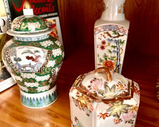 Oriental jars and vases