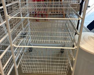 Metal shelving