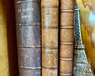 Leather bound books