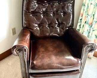 Brown recliner