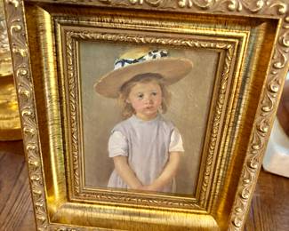 Miniature oil by Mary Cassatt