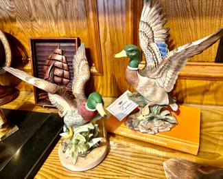 Large collection of duck figurines