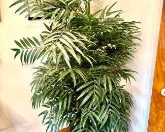 Silk plants and greenery