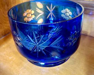 Cobalt bowls