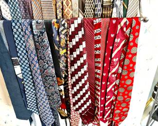 Huge selection of ties