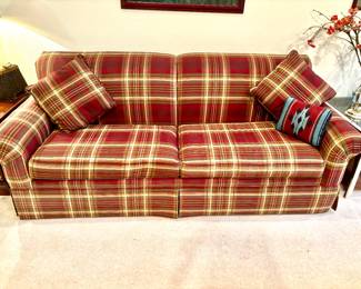 Plaid sofa beds