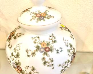 Mid century satin glass jars