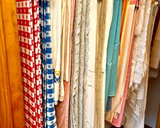 Assorted table cloths