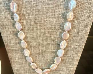 Freshwater pearl necklaces