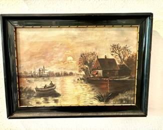 Signed oil paintings