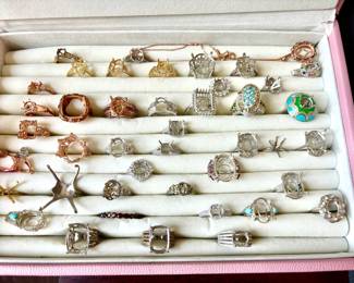 Sterling ring mounts