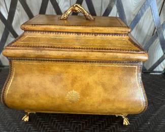 Mainland Smith Leather Jewelry Box